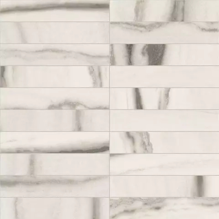 Мозаика Prexious REX White Fantasy Mosaico 3X15 Glossy