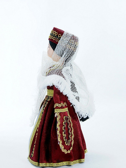 Кукла коллекционная в Кабардинском девичьем костюме