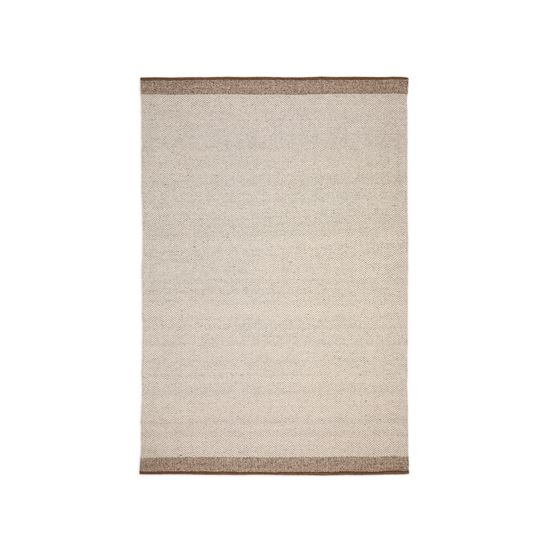 Ковер из бежевой шерсти Nifelia, 160 x 230 см