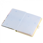 Блокнот 13,5 см * 19,5 см , 7БЦ, Alingar, мат. ламинация, код. замочек, ручка, 80л., диз. внутр. блок, линия, "Королевство кошек"