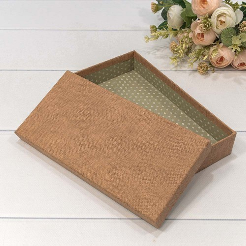 Коробка Ювелирная 24х12х4 см (Коричневый)