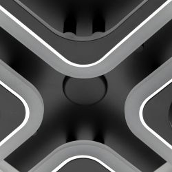 Citilux Марсель Смарт CL232A145E RGB Умная люстра Чёрная