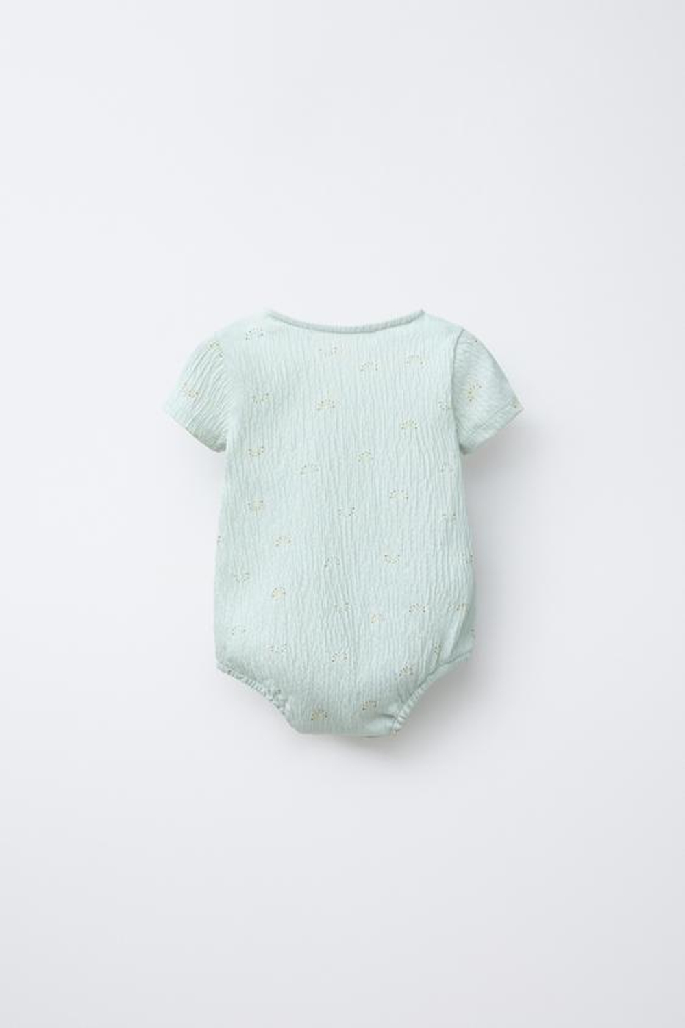 ZARA БОДИ С ЗАПАХОМ И ПРИНТОМ «РАДУГА», ЦВЕТ МОРСКОЙ ВОЛНЫ