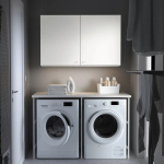 Комбинация для ванной - IKEA ENHET, 139х63.5х90 см, белый, ЭНХЕТ ИКЕА