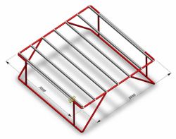 Батутная арена - модуль 3х3 метра - площадка-проход с опорами