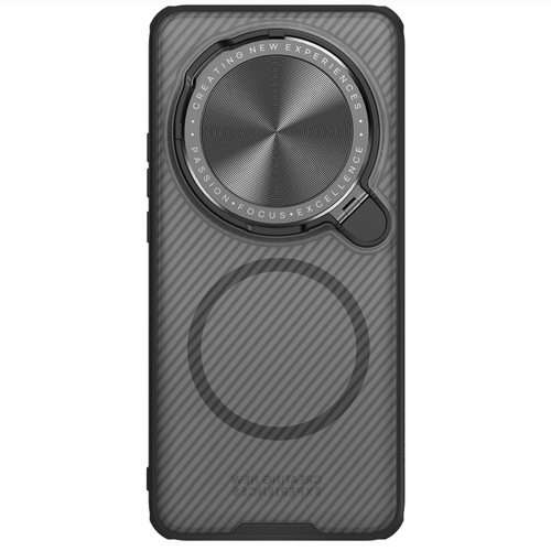 Чехол прозрачный тонированный от Nillkin с MagSafe и с металлической крышкой на Xiaomi 15 Ultra, серия CamShield Prop Magnetic Case