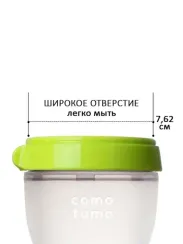 Антиколиковая бутылочка Comotomo 250 мл Зеленый
