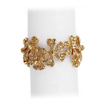 Кольца для салфеток Гирлянда золотая