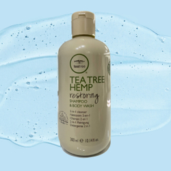 Paul Mitchell Tea Tree, шампунь Hemp Shampoo and Body Wash 2 в 1 для тела с экстрактом чайного дерева и конопли, 300 мл.