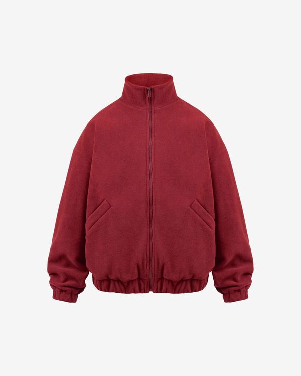 Куртка Флисовая FCF Logo Jacketvol.2 вишневая - фото 1