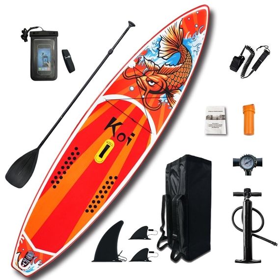 Надувная SUP-доска Funwater RedFish KOI 335х84х15 см полный комплект