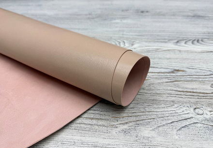 Quentin Skin Rose (0,9-1,1 мм), цв. Розовый, натуральная кожа козы