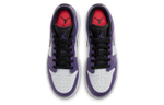 Jordan 1 Low Court Purple White GS