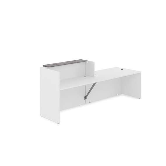 1КРС-ДС.007.1 Комплект Ресепшн с фартуком ЛДСП (2832*901*1161) (с подсветкой)