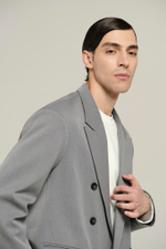 Пиджак двубортный | grey