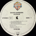 David Sanborn ‎– Voyeur (Германия 1981г.)