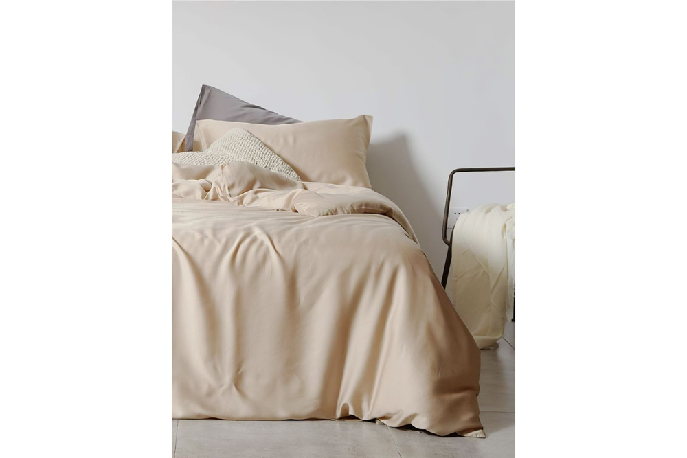 Постельное белье GoodNight Essential евро бежевый