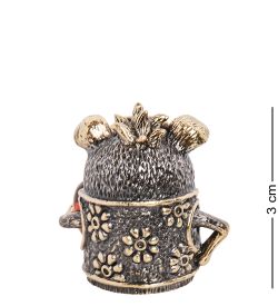 AM-1002 Фигурка «Колокольчик-Барбоскин» (латунь, янтарь)