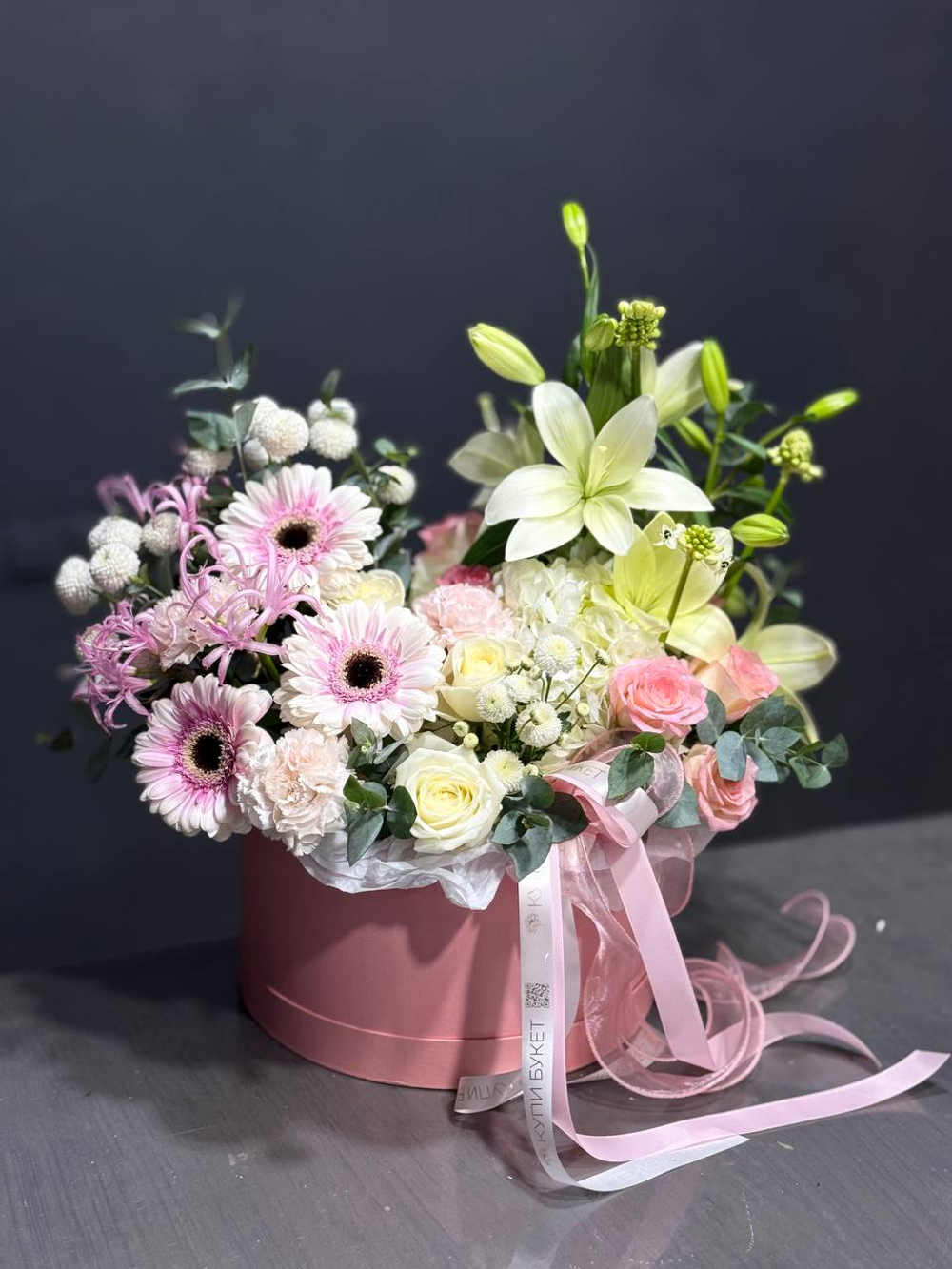 Нежная шляпная коробка XL