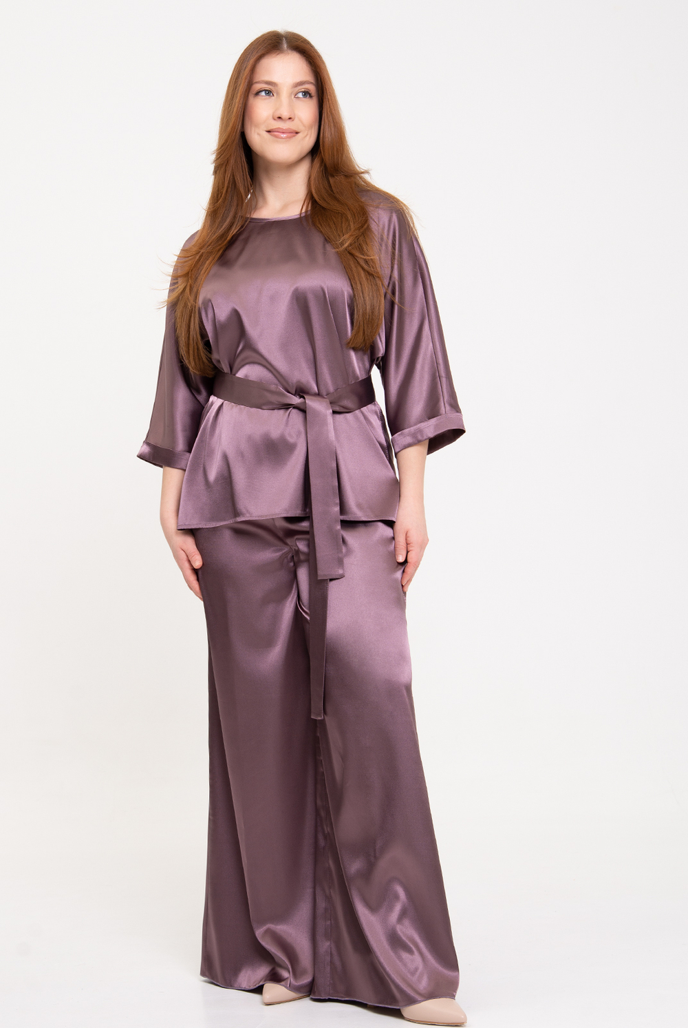 Туника 4728За, коричневый #270Кор204728За