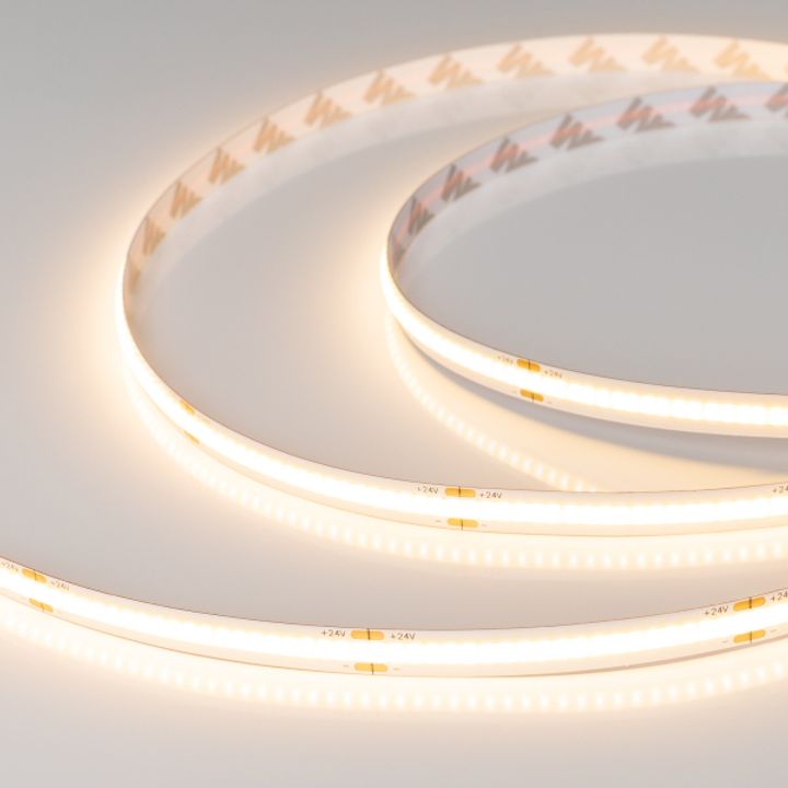Светодиодная лента Arlight 11,5W/m 378LED/m CSP теплый белый 5M 031859(2)