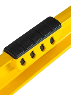 Уровень строительный 60 см трапециевидный алюминиевый, 2 глазка Pobedit