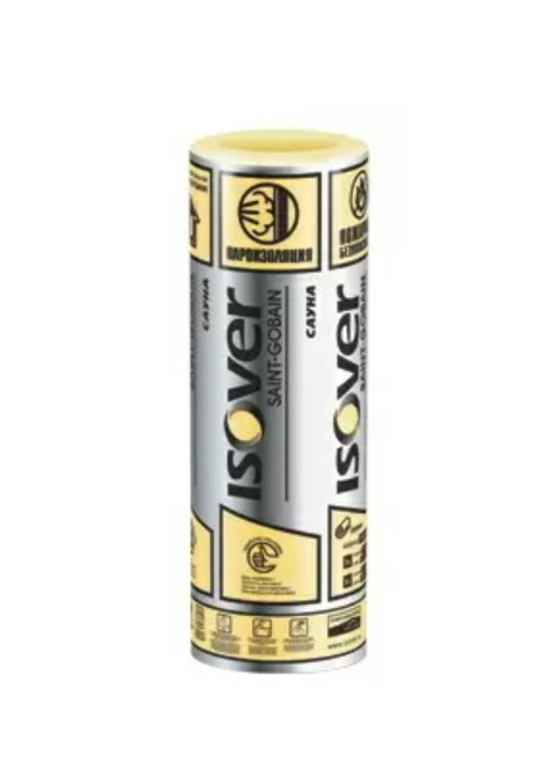 Минеральная вата Isover Сауна (фольгированная) (12500x1200x50x1)