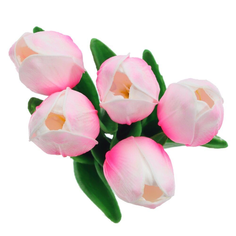 GAEM Цветы искусственные "Букет Тюльпанов" (Real Touch), L10 W10 H34 см