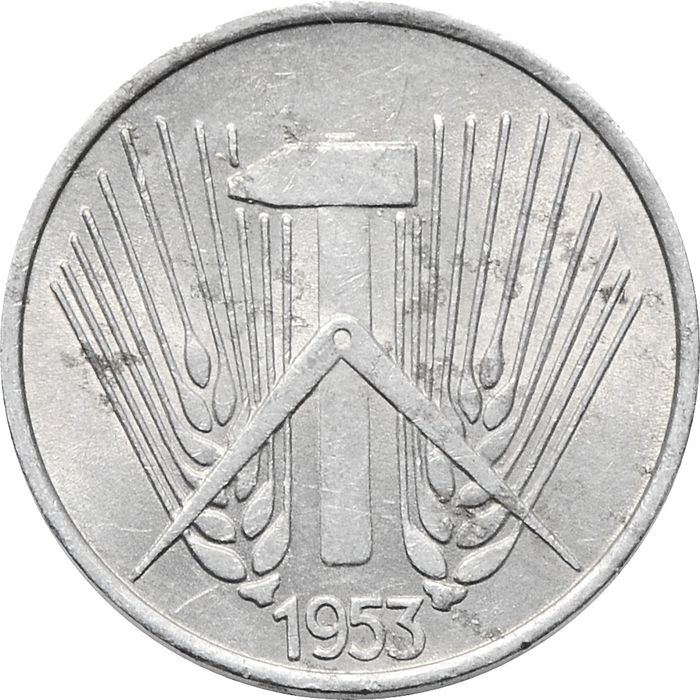 1 пфенниг 1953 Германия (ГДР) "А"