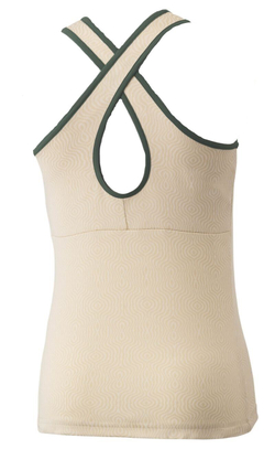 Женский топ теннисный Yonex RG Tank - Бежевый