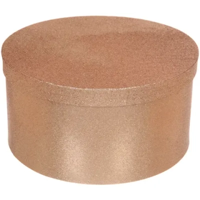 Коробка подарочная «Glow» 28*14 см, Rose gold