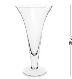 NM-22098 Ваза для цветов стеклянная (Неман)