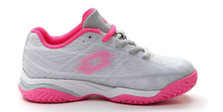 детские Кроссовки теннисные Lotto Mirage 300 All Round Junior - vapor gray/vivid fuchia/cool gray