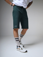 Шорты трикотажные темно-зеленый зеленые Город Горький