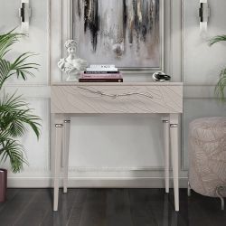 Консоль Арт Колор leaves Классик Сильвер Серый агат