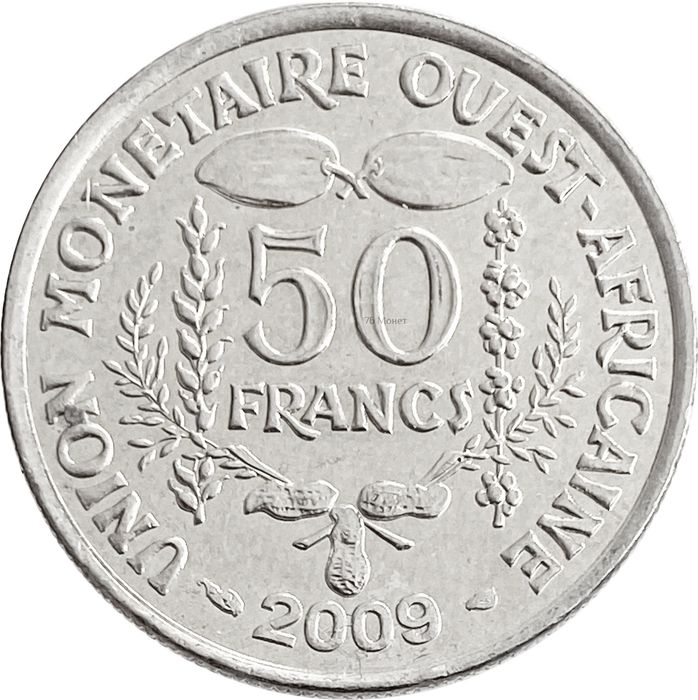50 франков 2009 Западная Африка (BCEAO)
