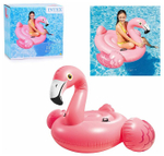Плотик Intex "Большой Фламинго" 142х137х97см, 57558 с насосом