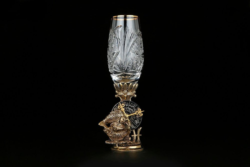 Набор фужеров для водки "Рыбы"