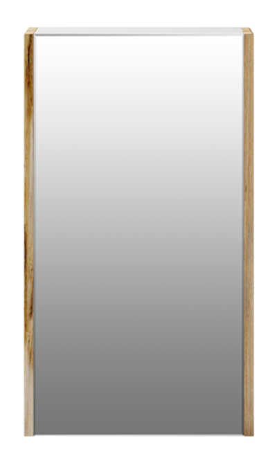 Зеркальный шкаф Misty Ива 45 левый (дуб вотан)