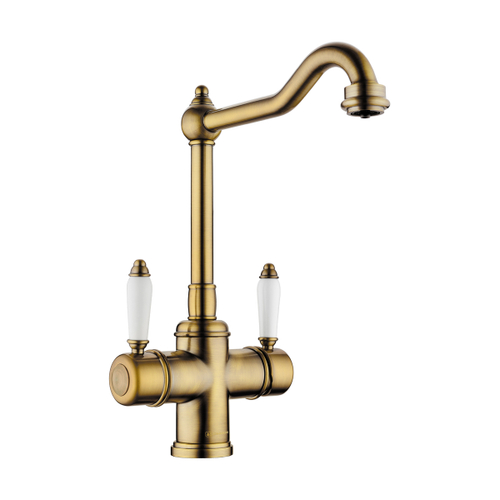 смеситель для кухни Omoikiri Tottori-AB-022 латунь/античная латунь