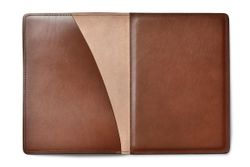 Папка "НА ПОДПИСЬ" ЛЮКС из кожи Full Grain Toscana Tan