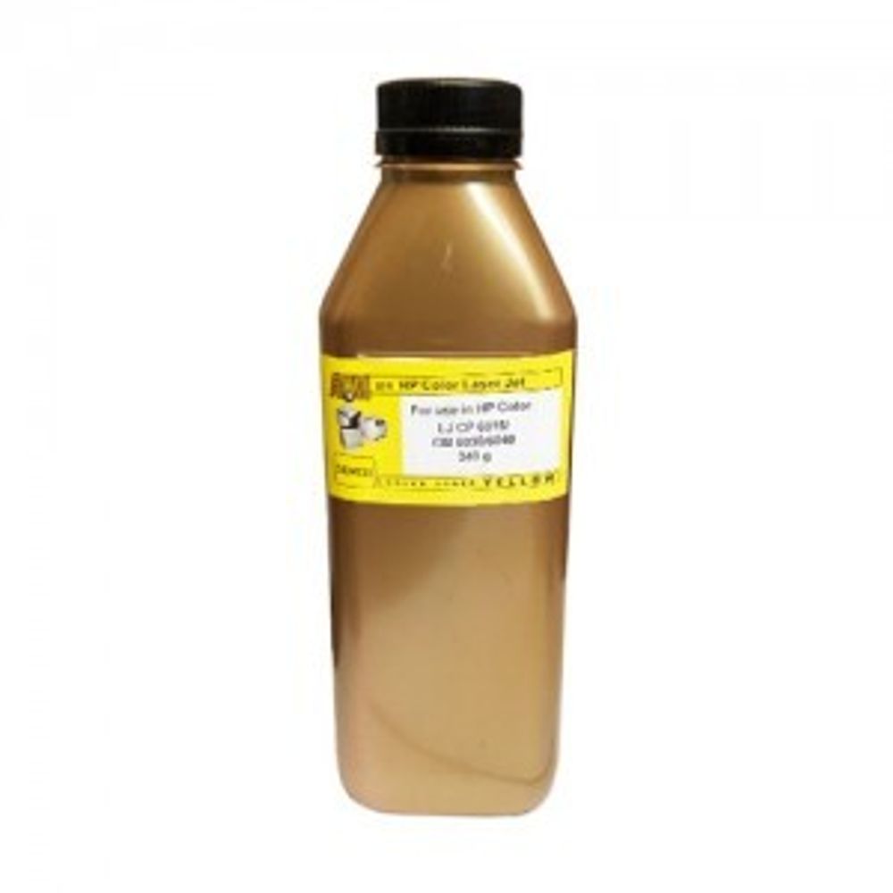 Тонер для HP Color LJ CP 6015/CM 6030/6040 (340гр, желтый, Chemical MKI) Gold ATM