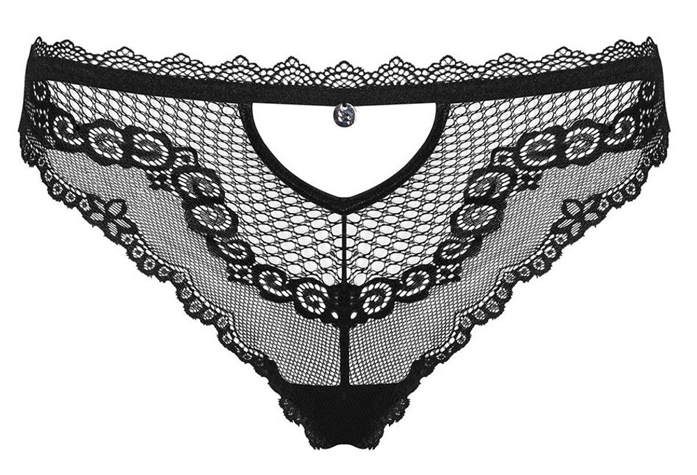 Оригинальные трусики Millagro с цепочкой (Размер: L-XL) (Цвет: черный)