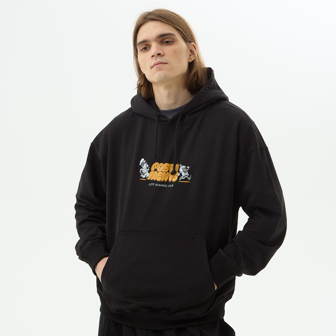 Худи Postaments Running Club (black)