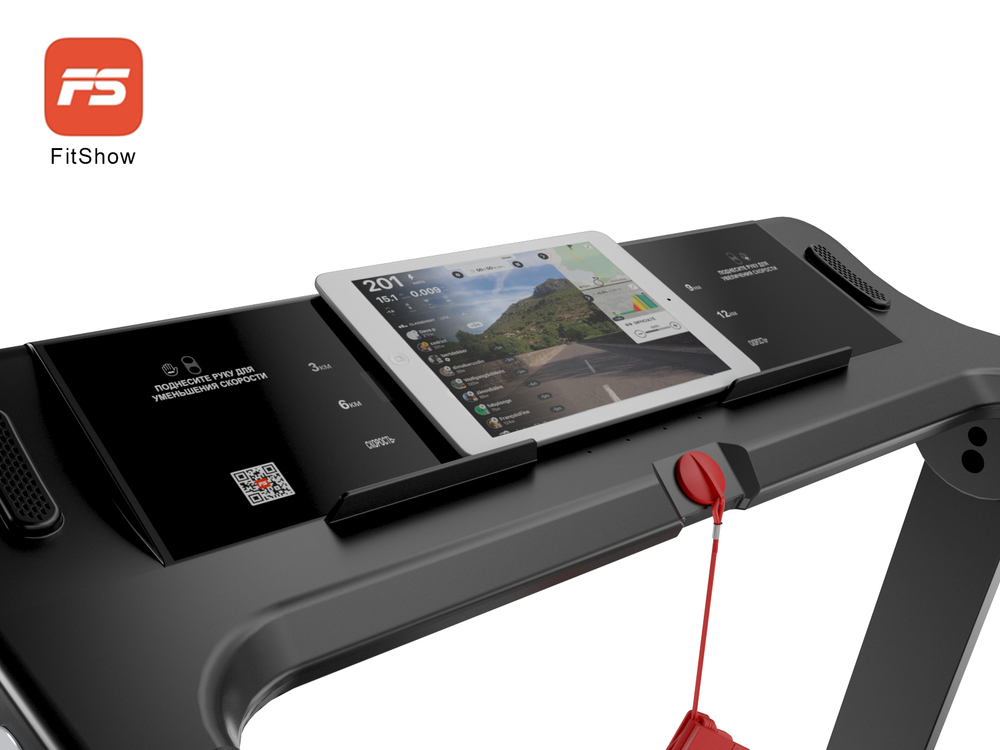 Беговая дорожка UNIX Fit Hi-tech F2 Dark Storm,Arctic Ice