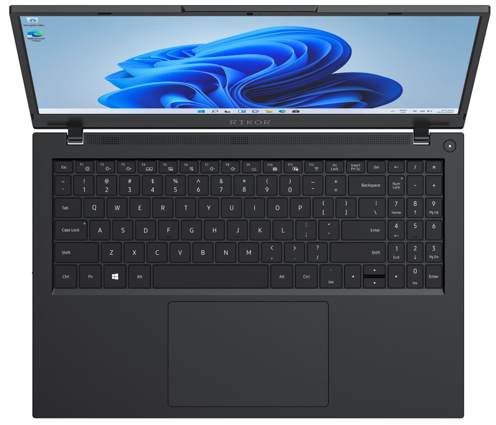 Ноутбук  Rikor NINO 203.1 15.6 ", Core i5, 16 Гб RAM, 512 Гб SSD, Iris Xe Graphics, Черный