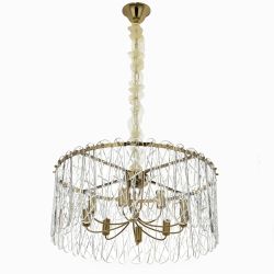 Citilux TALLA CL318292 Люстра хрустальная подвесная Золото