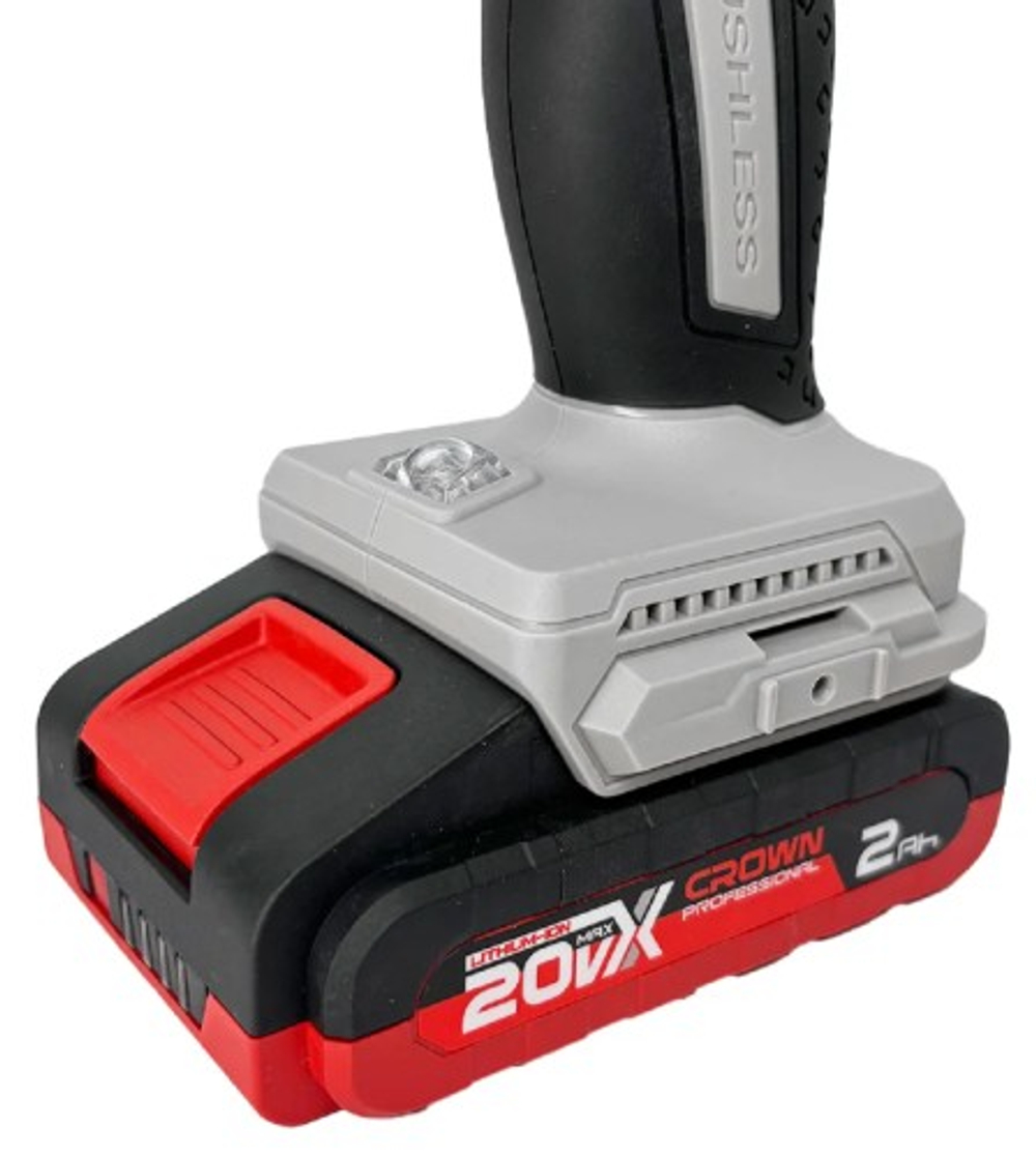 Дрель-шуруповерт аккумуляторная Crown CT21131HMX-2 BMC