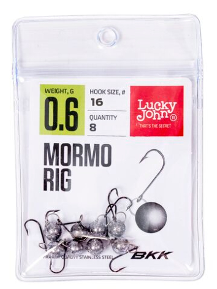 Мормышки одноухие свинцовые LJ Mormo Rig 0.6g, 8шт.