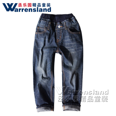 Джинсы детские на трикотажном поясе